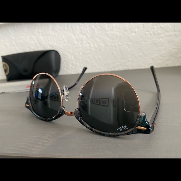 Ray Ban 53mm Round Phantos Sunglasses